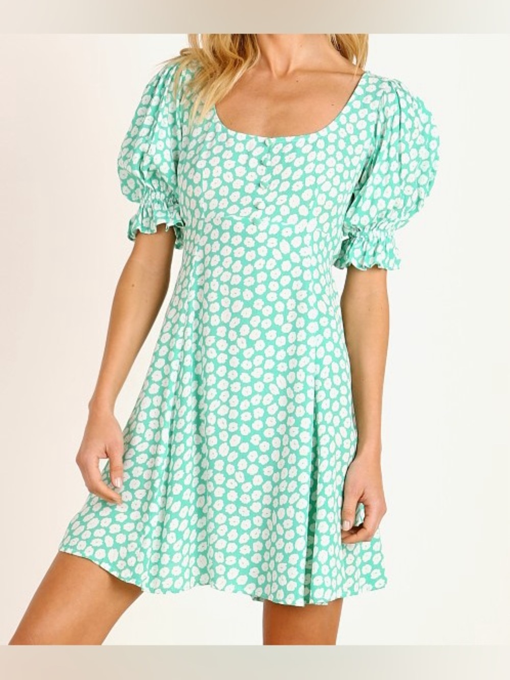 FAITHFULL THE BRAND La Barben Mini Dress Cora Floral Size Small